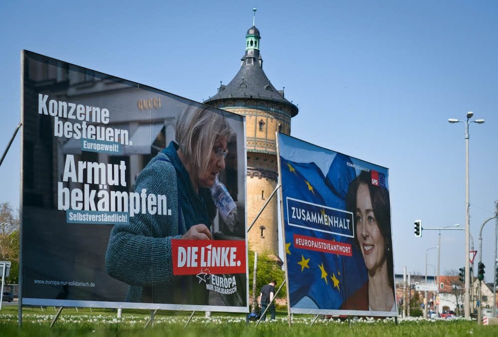 Nur noch ein paar Wochen bis zur Kommunalwahl: Die Parteien werben für ihre Kandidaten.