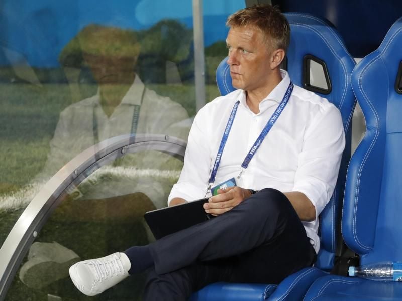 Heimir Hallgrimsson wird in Katar Trainer des Erstliga-Vereins Al-Arabi. Foto: Natacha Pisarenko/AP