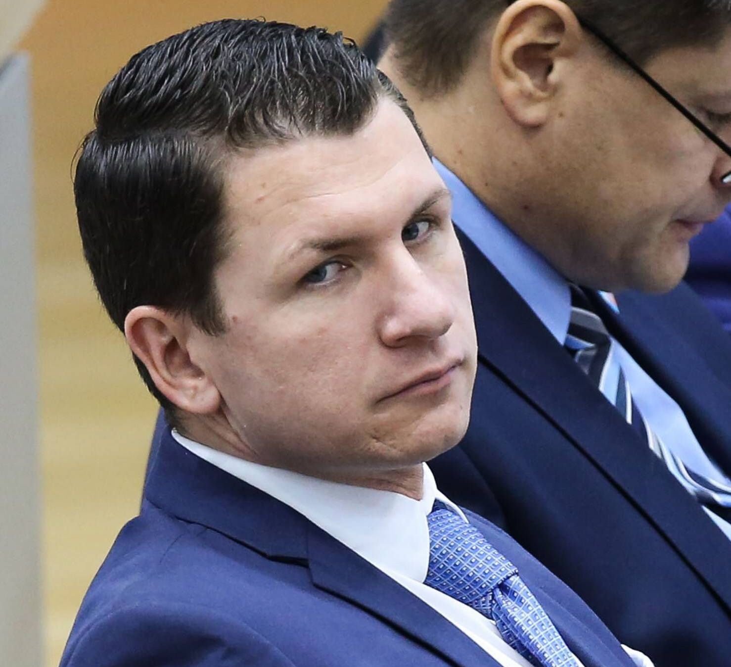 Matthias Büttner (AfD) während einer Landtagssitzung im Landtag von Sachsen Anhalt in Magdeburg.