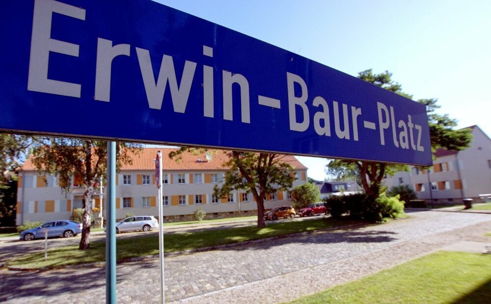 In Gatersleben gibt es einen Erwin-Baur-Platz. Der Name ist nun umstritten.