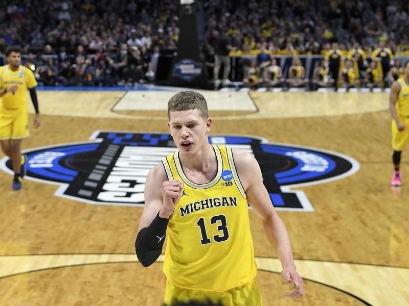 Greift mit den Michigan Wolverines nach der US-Collegemeisterschaft: Der Berliner Moritz Wagner. Foto: Jae Hong
