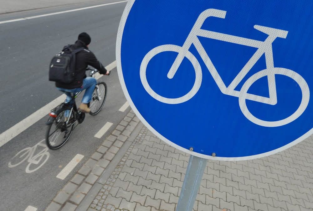 Auch Radfahrer haben sich an die Verkehrsregeln zu halten.