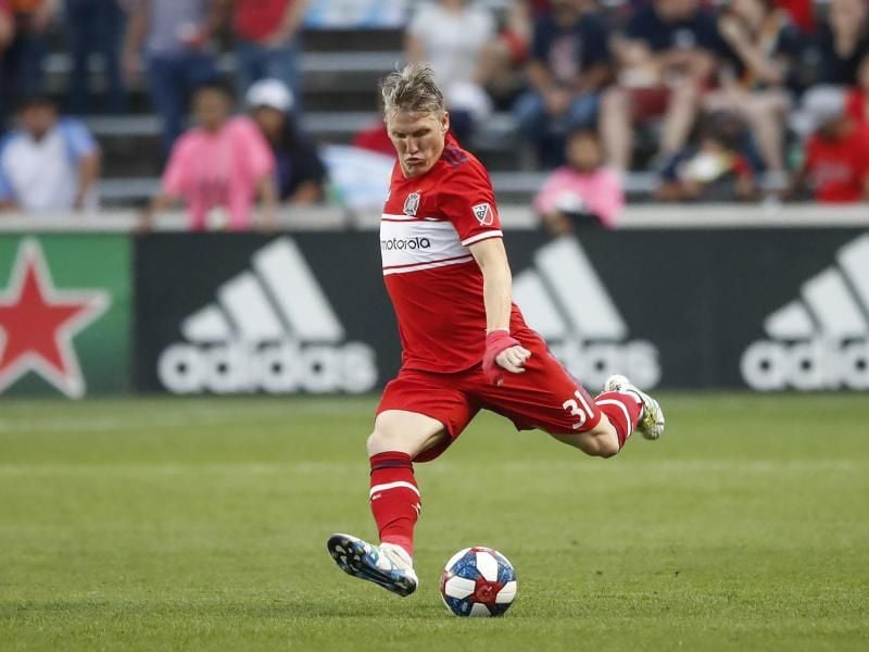 Konnte mit Chicago Fire in der MLS zum zehnten Mal in Folge keinen Sieg holen: Bastian Schweinsteiger. Foto: Kamil Krzaczynski/FR136454 AP