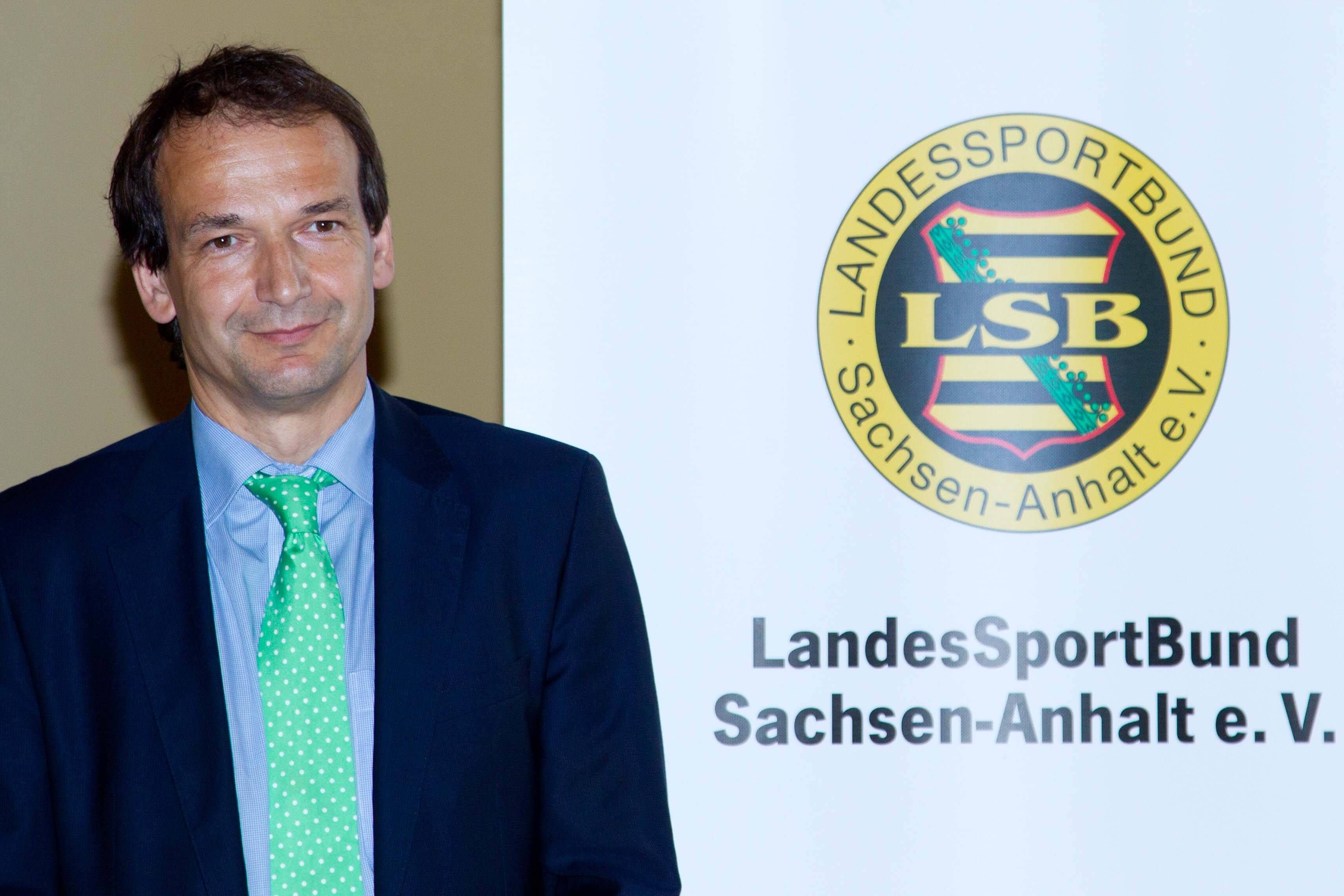 Der Präsident des Landessportbundes in Sachsen-Anhalt: Andreas Silbersack.