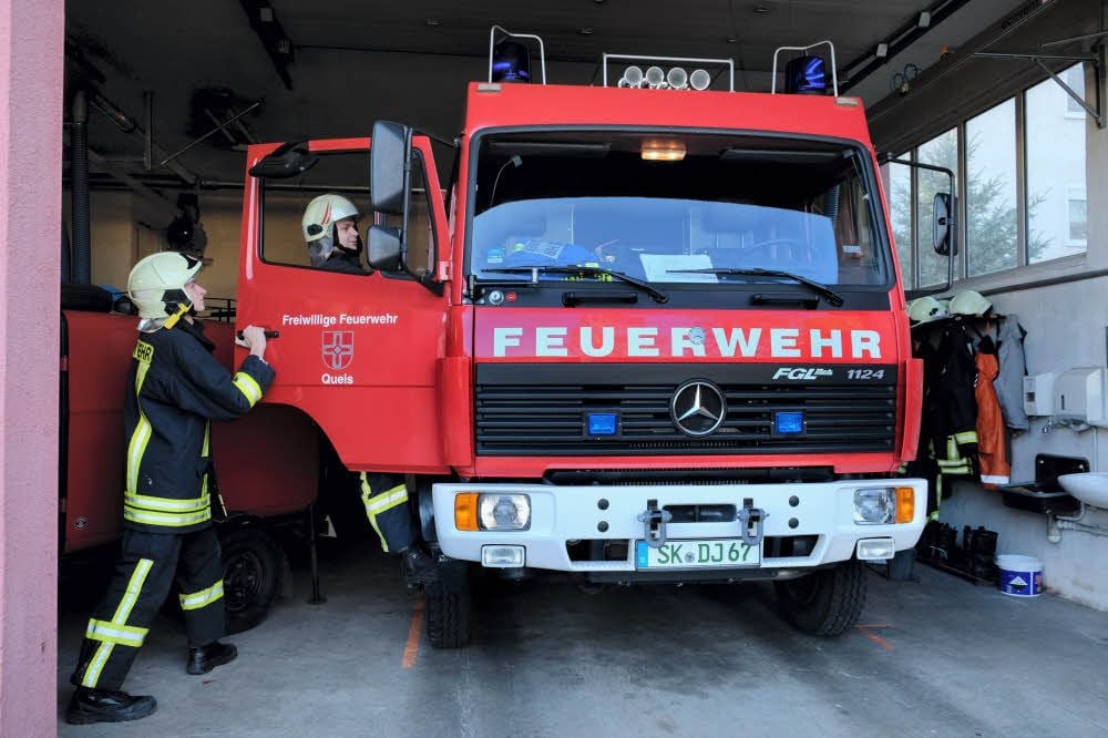 Wir wären dann soweit... Nur auf für den Fahrersitz findet sich kein Feuerwehrmann.