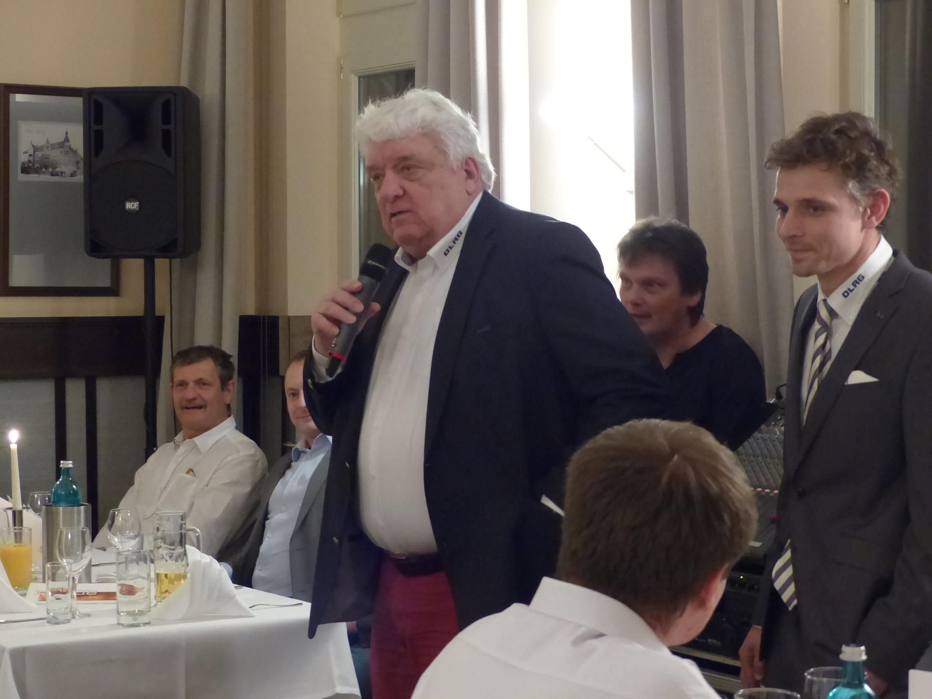 Hans Meiser beim DLRG-Spendendinner.