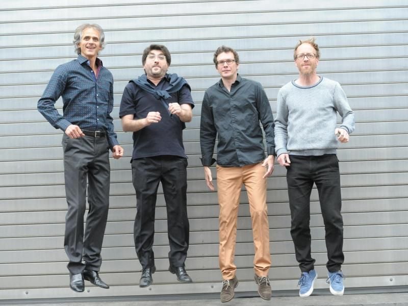 Schwerelos: Markus Stockhausen (l.) und sein Quartet Quadrivium. Foto: Label