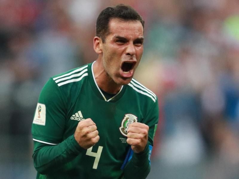 Rafael Márquez und die Mexikaner treffen im Achtelfinale auf Brasilien. Foto: Anton Denisov/NOTIMEX