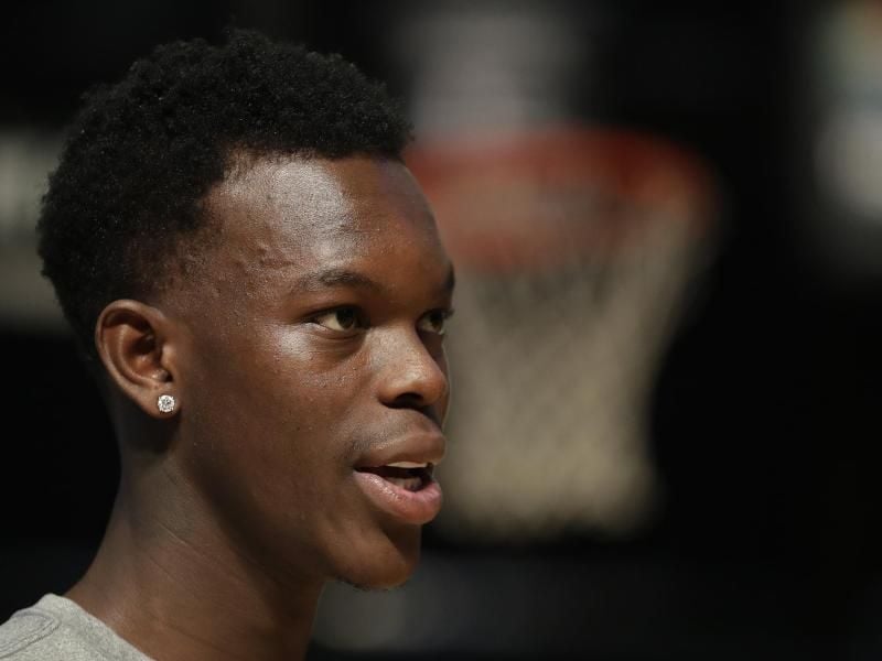 Steht offenbar vor einem Wechsel in der NBA: Basketball-Youngster Dennis Schröder. Foto: Themba Hadebe/AP