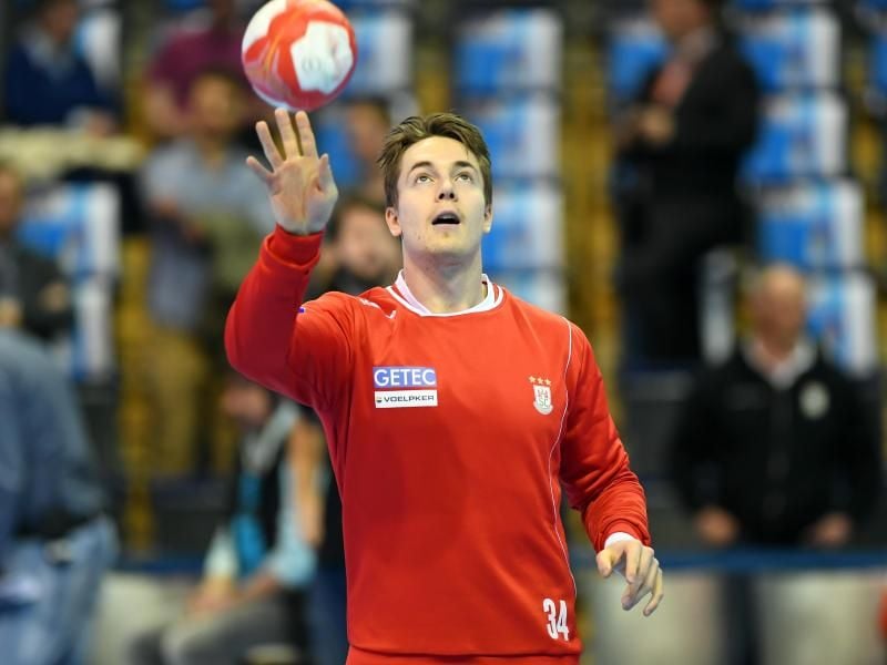 Magdeburgs Michael Damgaard erzielte elf Treffer gegen Hannover-Burgdorf. Foto: Soeren Stache