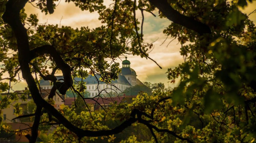 Dieses stimmungsvolle Herbstfoto vom Schloss Neu-Augustusburg hat MZ-Leser Heiko Quandt vom Stadtbalkon in Weißenfels an der Saale aufgenommen.