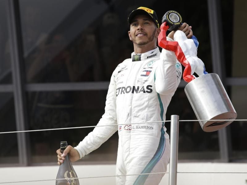 Lewis Hamilton eroberte die WM-Führung zurück. Foto: Claude Paris/AP