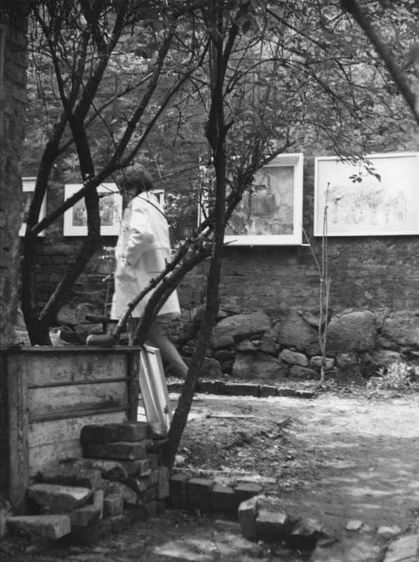 Hofgalerie in der halleschen Burgstraße, 1969