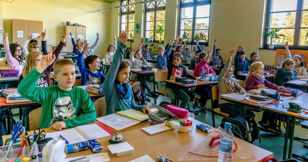 Die vierte Klasse an der Grundschule Oranienbaum hat mit 28 Schülern die Maximalgröße erreicht.
