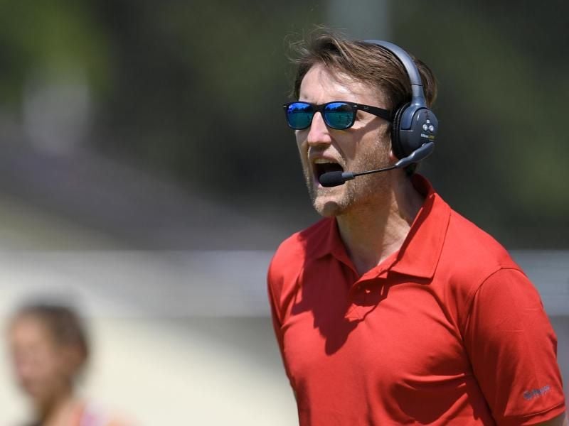 Hat mit den Hockey-Damen im Test gegen die Niederlande einen Sieg verpasst: Bundestrainer Xavier Reckinger. Foto: Andreas Gebert