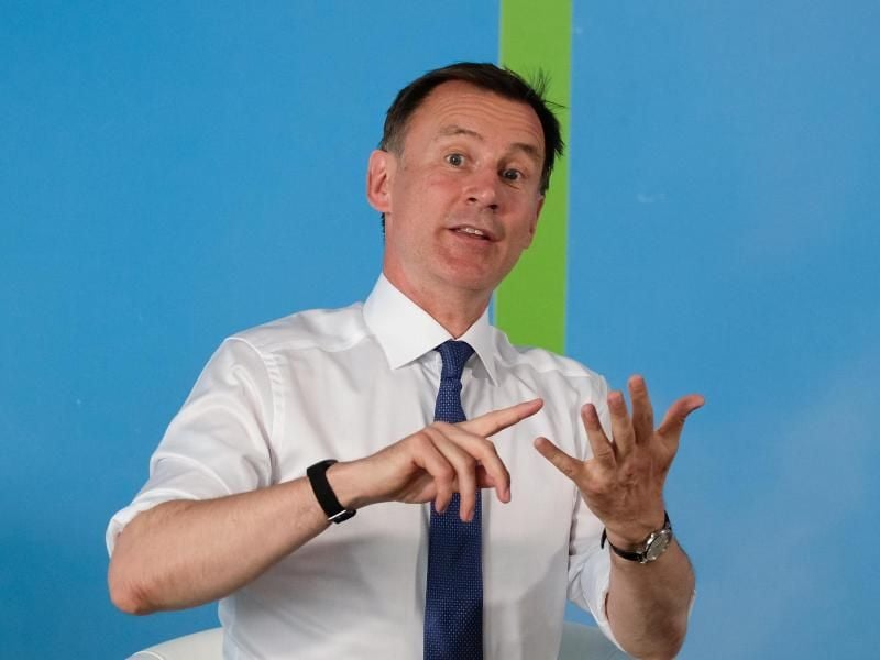 Jeremy Hunt, Außenminister von Großbritannien. Foto: Ian Forsyth/PA Wire