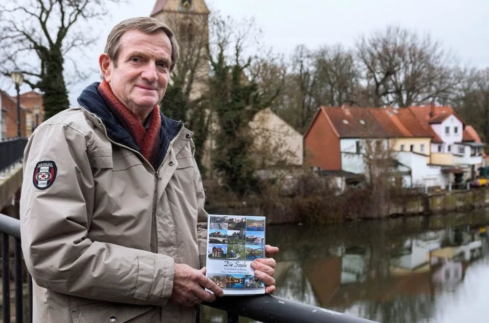 Wilfried Günther aus Merseburg ist fasziniert von der Saale. Er ist den Fluss entlanggereist und hat dazu ein Buch veröffentlicht.