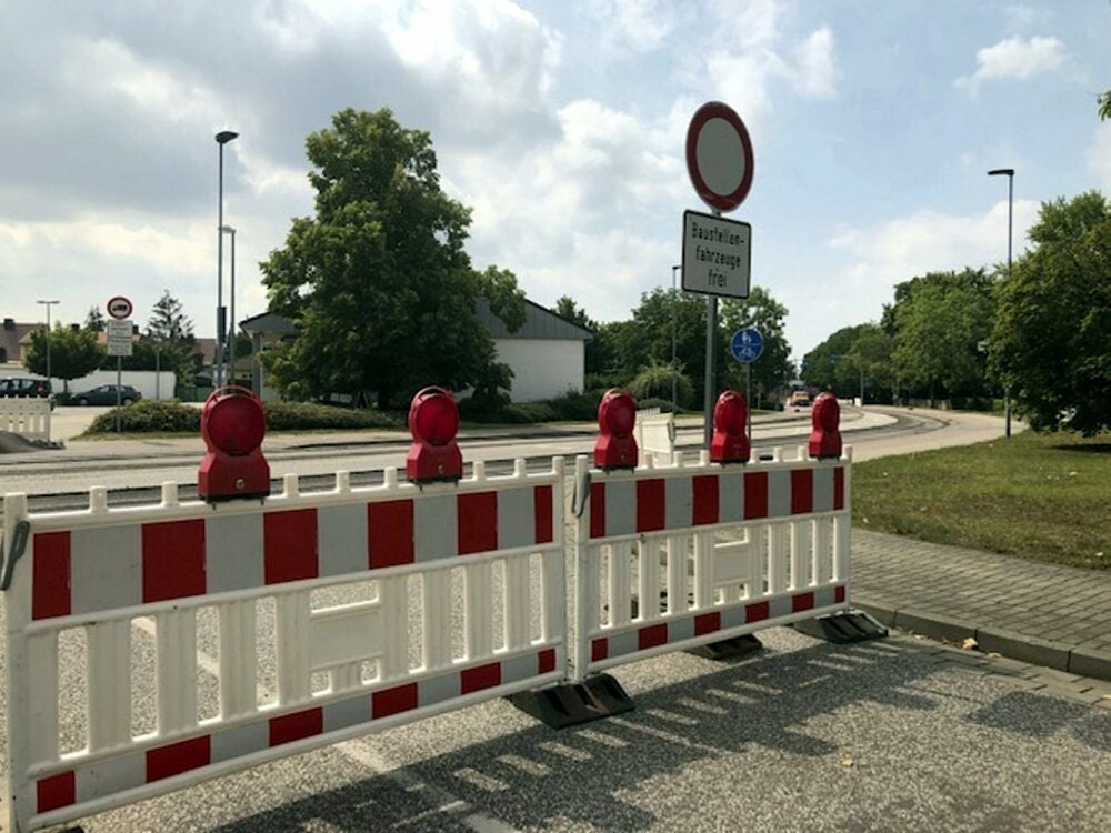 Überall Absperrungen