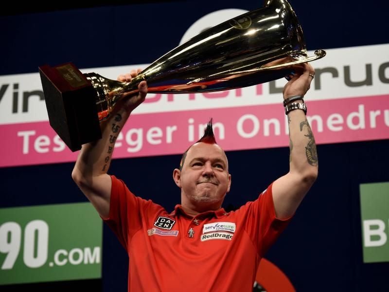 Peter Wright gewann die German Darts Masters in Düsseldorf. Foto: Lisa Ducret