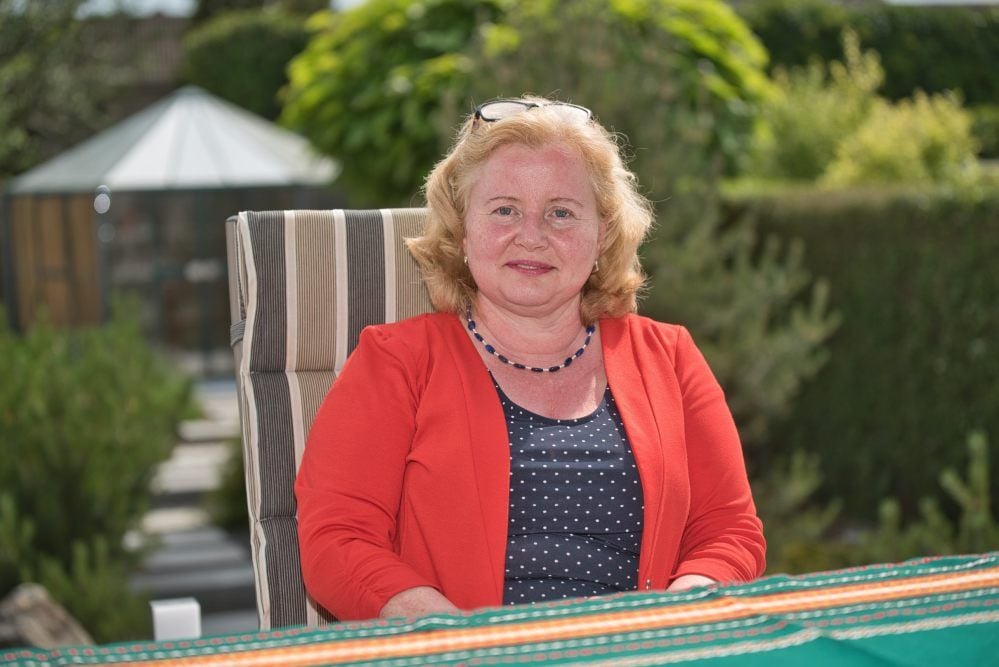 Die heimische Terrasse in Halberstadt ist ein Lieblingsort von Annette Ivkin.