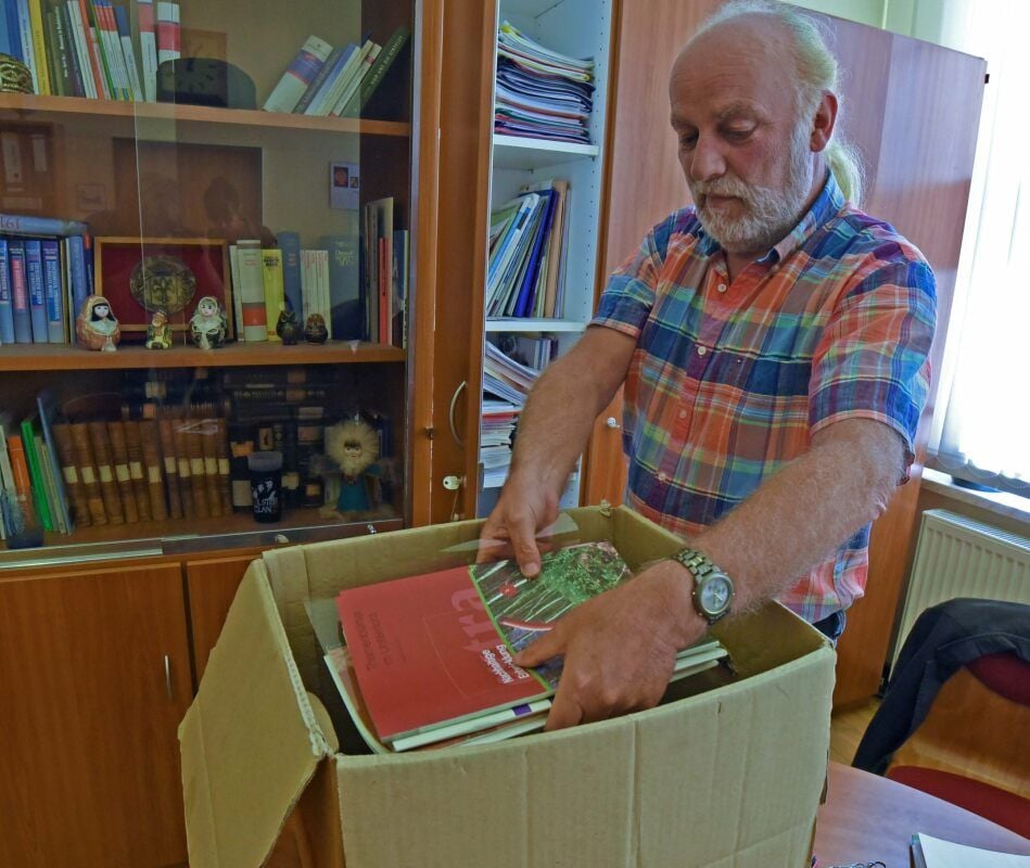 Schulzeit ade: Erik Heim, der Leiter der Seelandschule in Nachterstedt, geht in den Ruhestand.