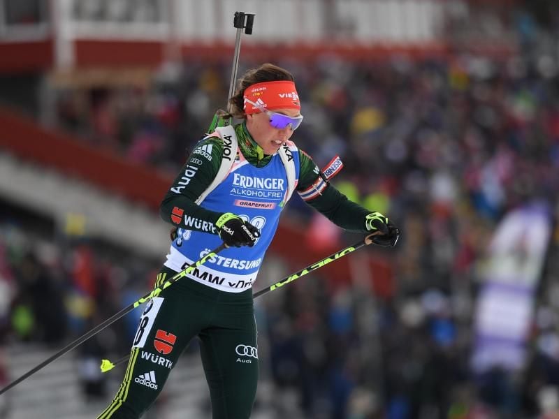 Denkt noch nicht an einen Rücktritt: Laura Dahlmeier. Foto: Sven Hoppe