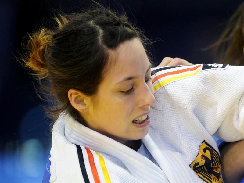 Holte in der Gewichtsklasse bis 48 Kilogramm EM-Bronze: Katharina Menz. Foto: picture alliance / dpa