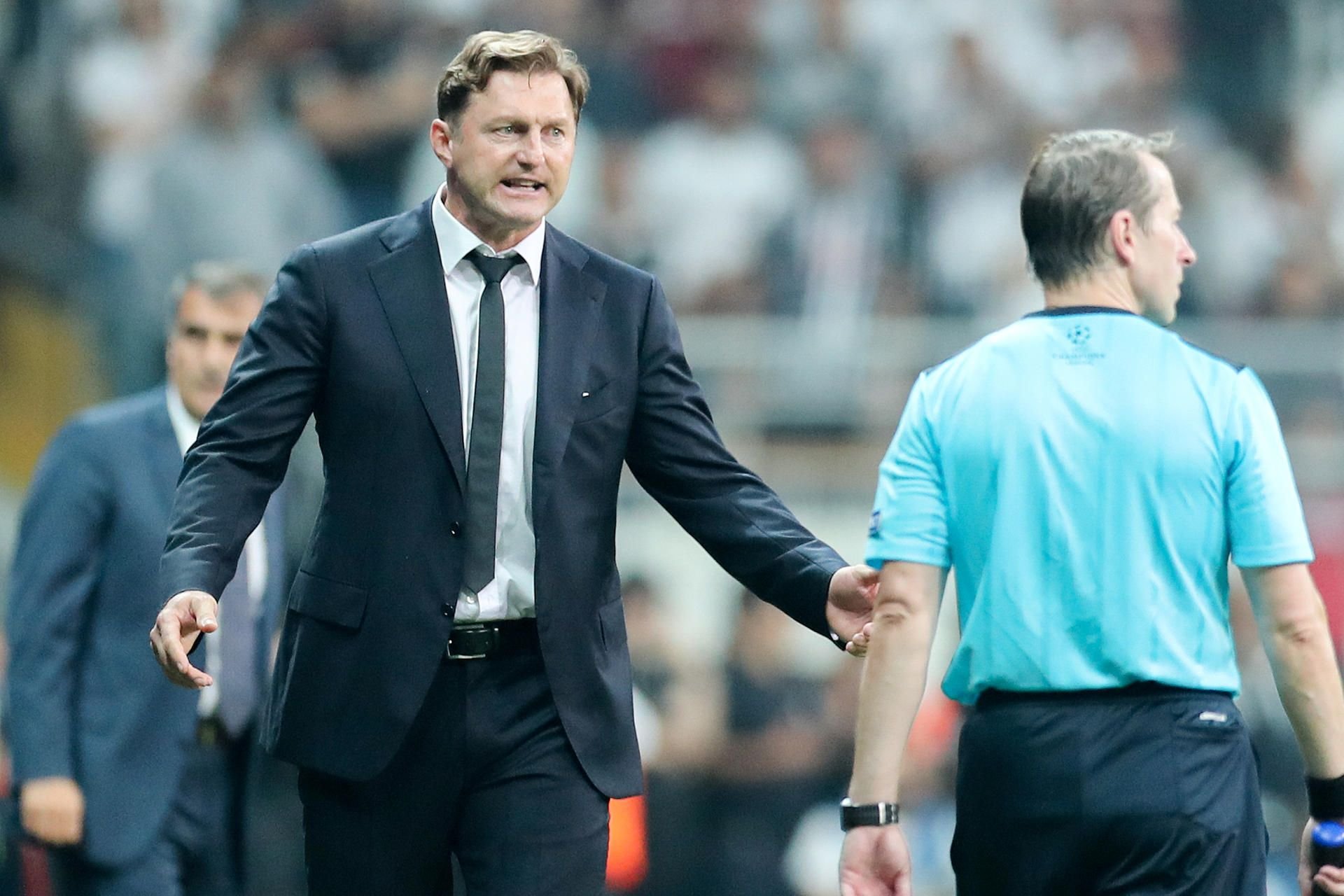 RB Leipzigs Cheftrainer Ralph Hasenhüttl haderte mit dem Spiel seiner Mannschaft in Istanbul.