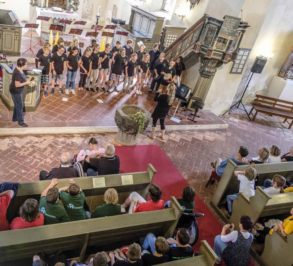 Das Paul-Gerhardt-Liedersingen fand in diesem Jahr in der Kirche St. Marien statt.