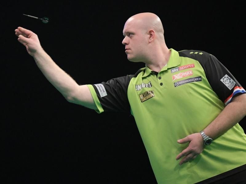 Michael van Gerwen ist derzeit der beste Darts-Spieler der Welt. Foto: Jörg Carstensen