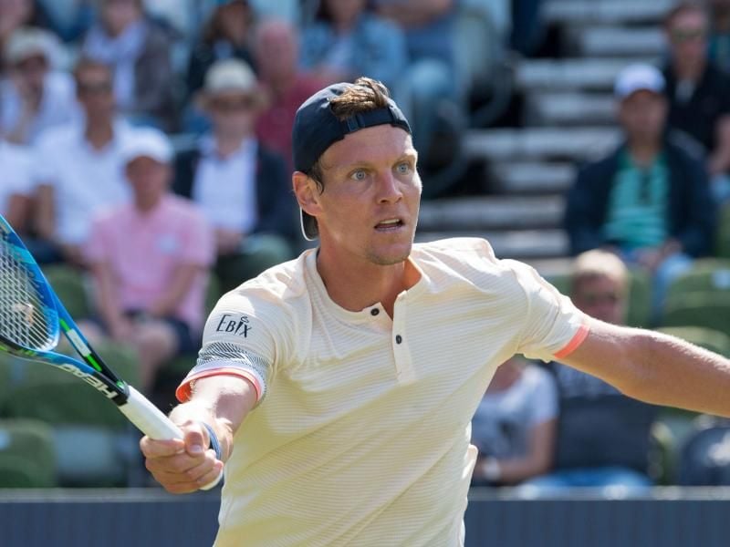Der Tscheche Tomas Berdych hat seine Teilnahme am Grand-Slam-Turnier in Wimbledon verletzungsbedingt abgesagt. Foto: Marijan Murat
