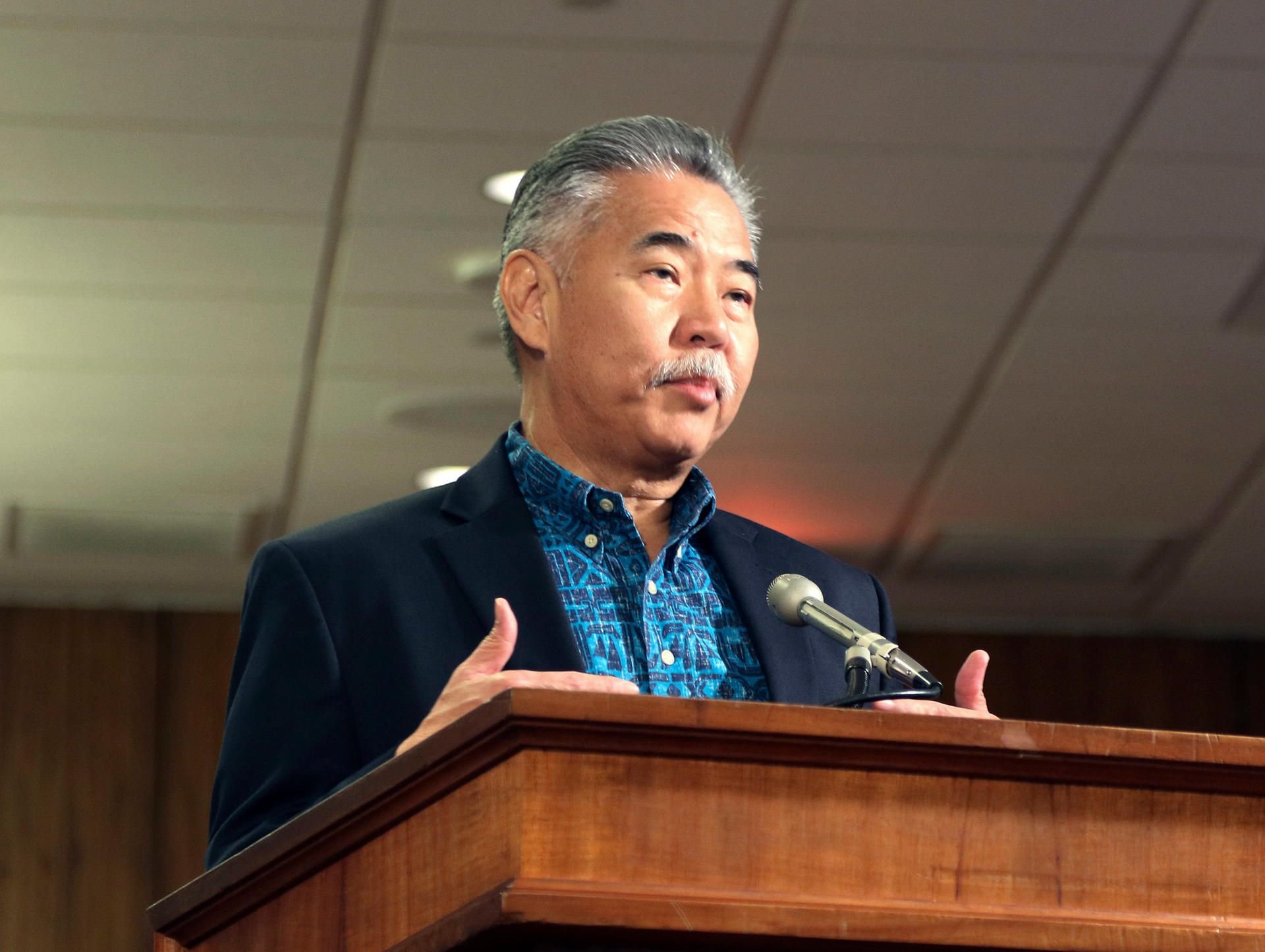David Ige, Gouverneur von Hawaii.