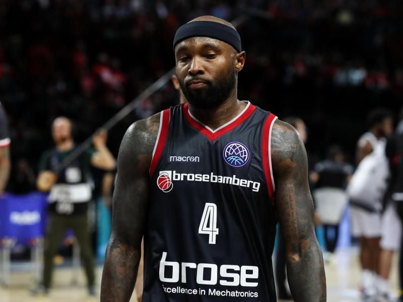 Konnte trotz 19 Punkten das Aus von Brose Bamberg gegen Vechta nicht verhindern: Tyrese Rice. Foto: David Pintens/BELGA
