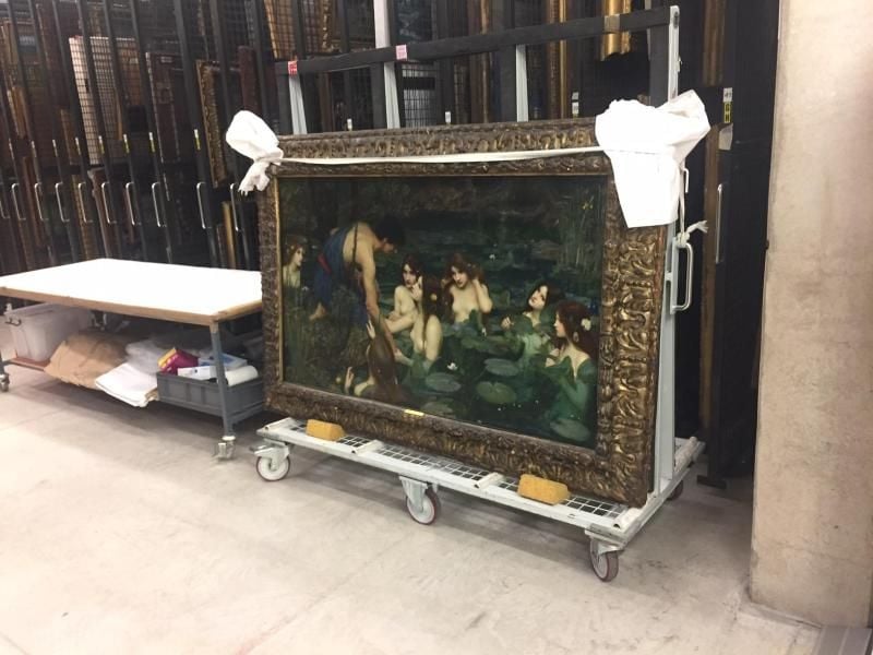 John William Waterhouse, Hylas und die Nymphen, 1896. Foto: Britta Schultejans