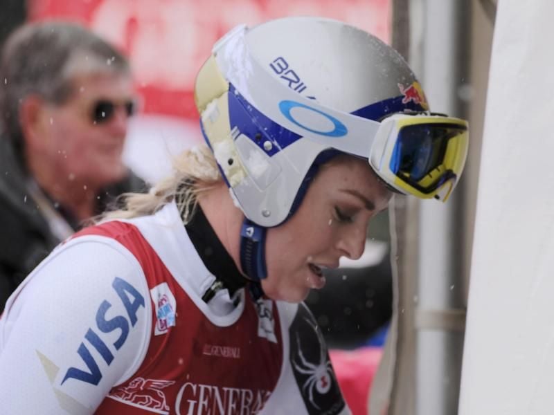 US-Star Lindsey Vonn geht es nach ihrem Sturz schon etwas besser. Foto: Jeff Mcintosh