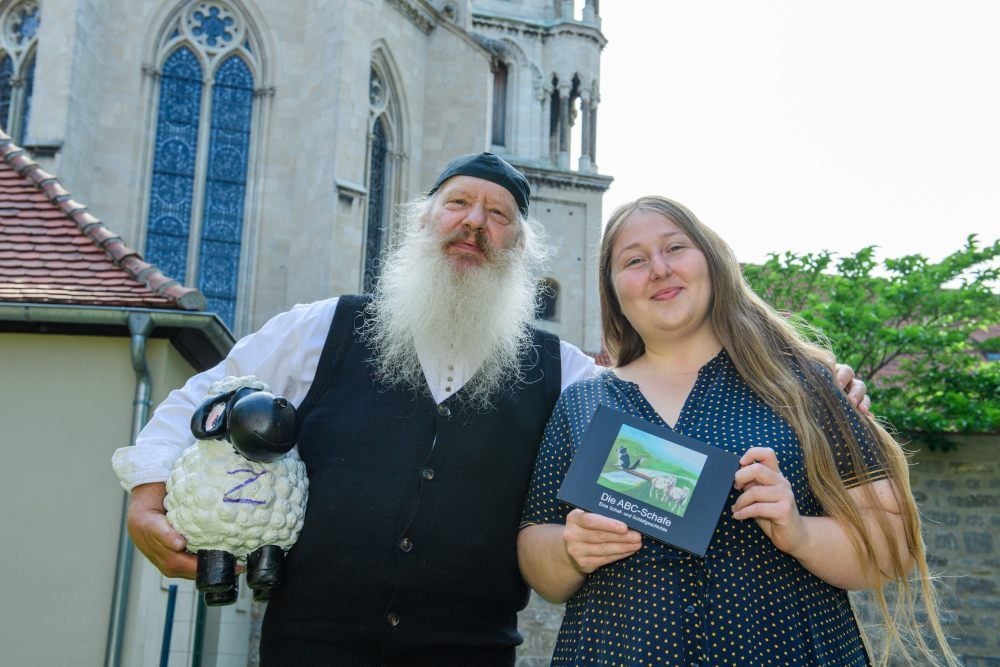 Kreatives Vater-Tochter-Gespann: Andreas vom Rothenbarth aus dem thüringischen Schwerstedt und Jana Maria Hildebrandt.