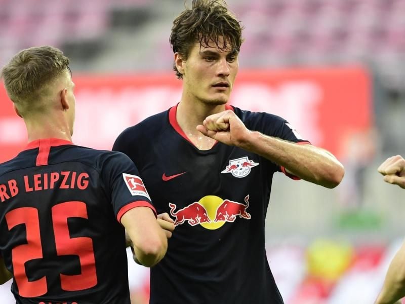 Geht mit RB Leipzig erholt in die Champions League gegen Atlético Madrid: Patrik Schick. Foto: Ina Fassbender/AFP/POOL/dpa