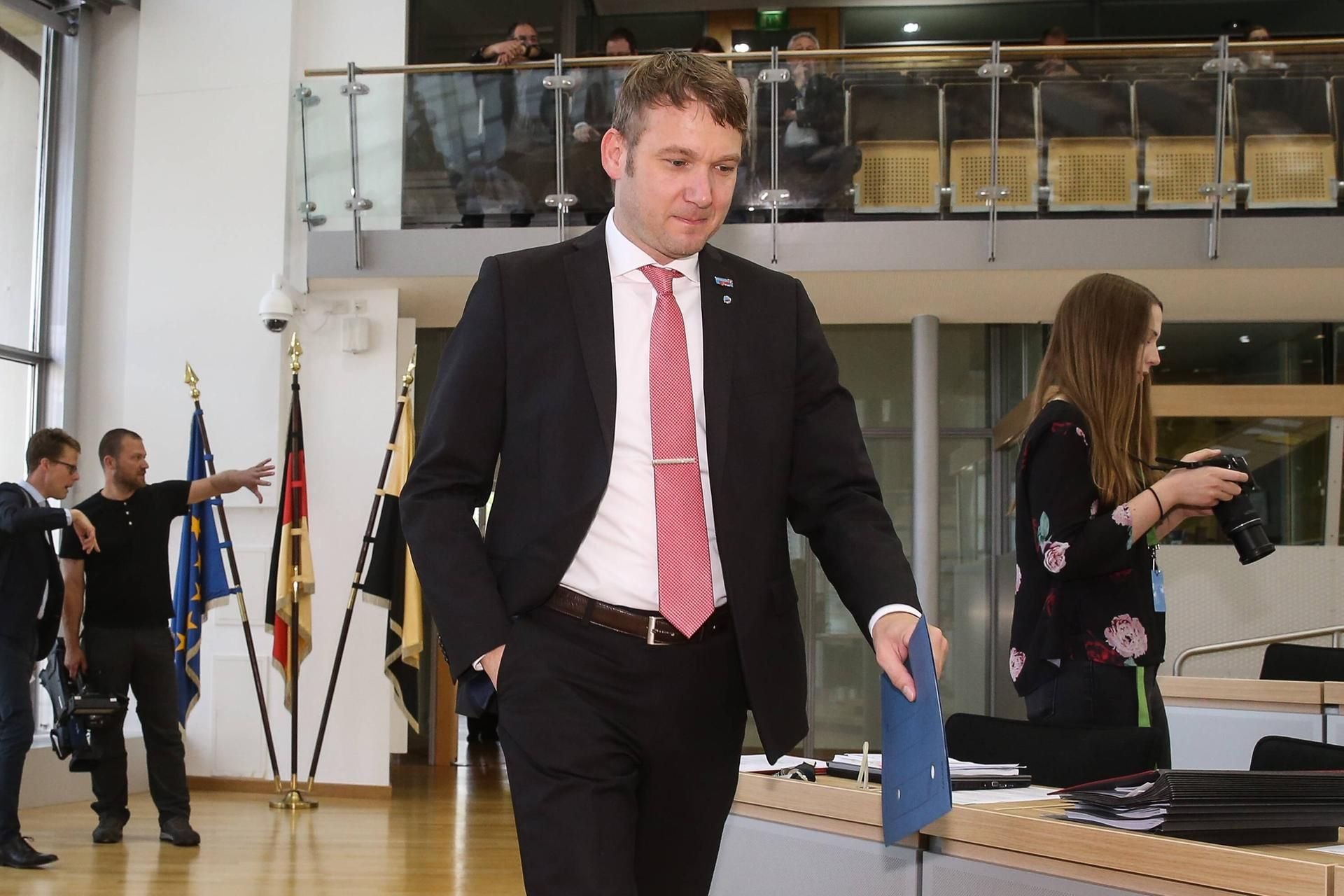 Von André Poggenburg sind intime Nachrichten im Internet aufgetaucht.