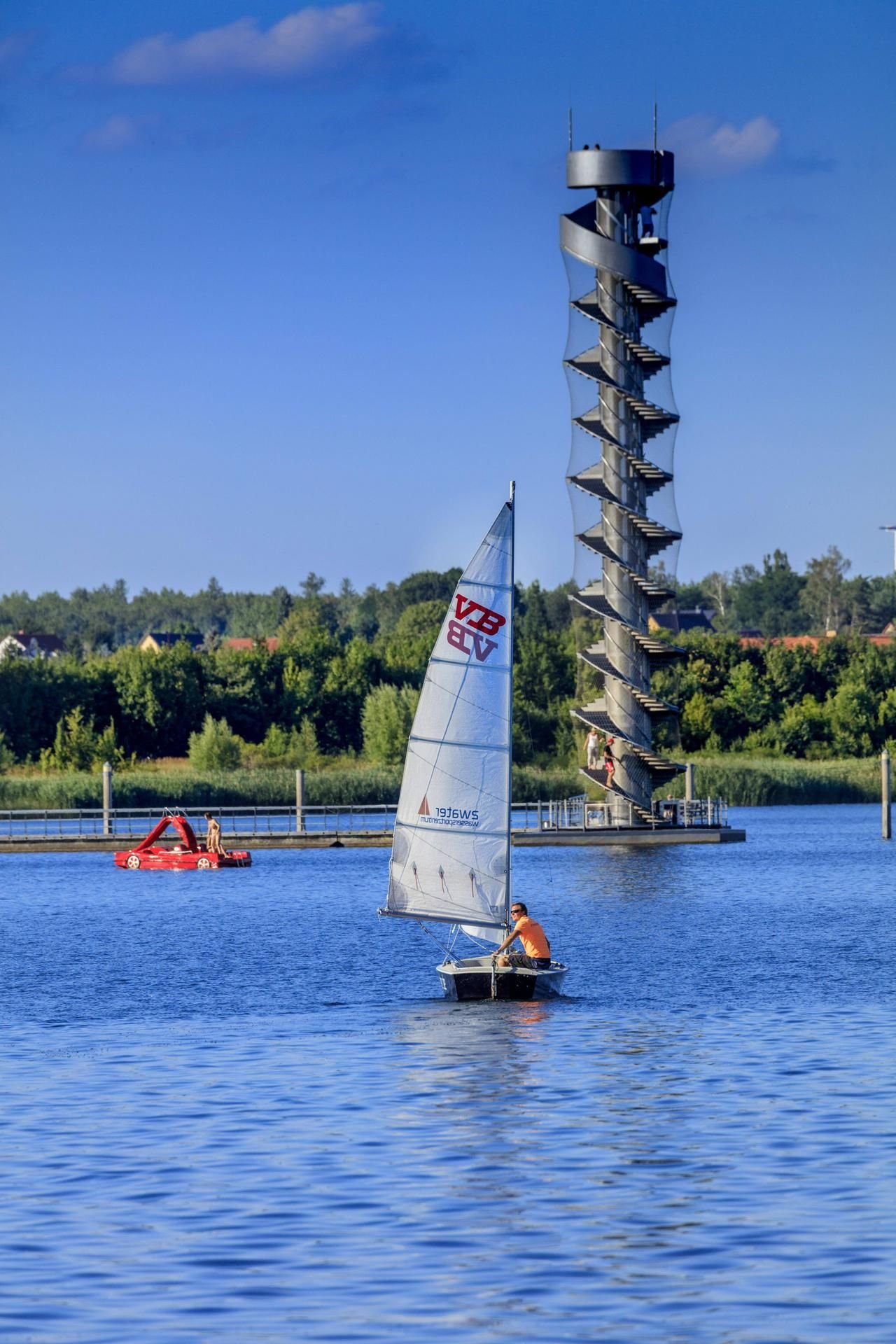 Segeln auf der Goitzsche