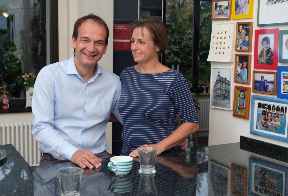 Ehefrau Yvette ist der Ruhepol im Leben von Andreas Silbersack. Sie hält zu Hause den Laden zusammen.