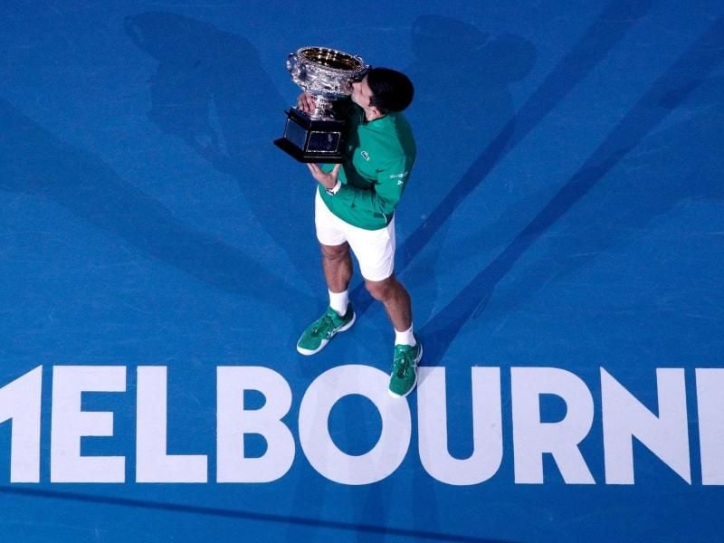 Der angedachte Starttermin der Australian Open ist wegen der Corona-Pandemie weiter fraglich. Foto: Andy Wong/AP/dpa