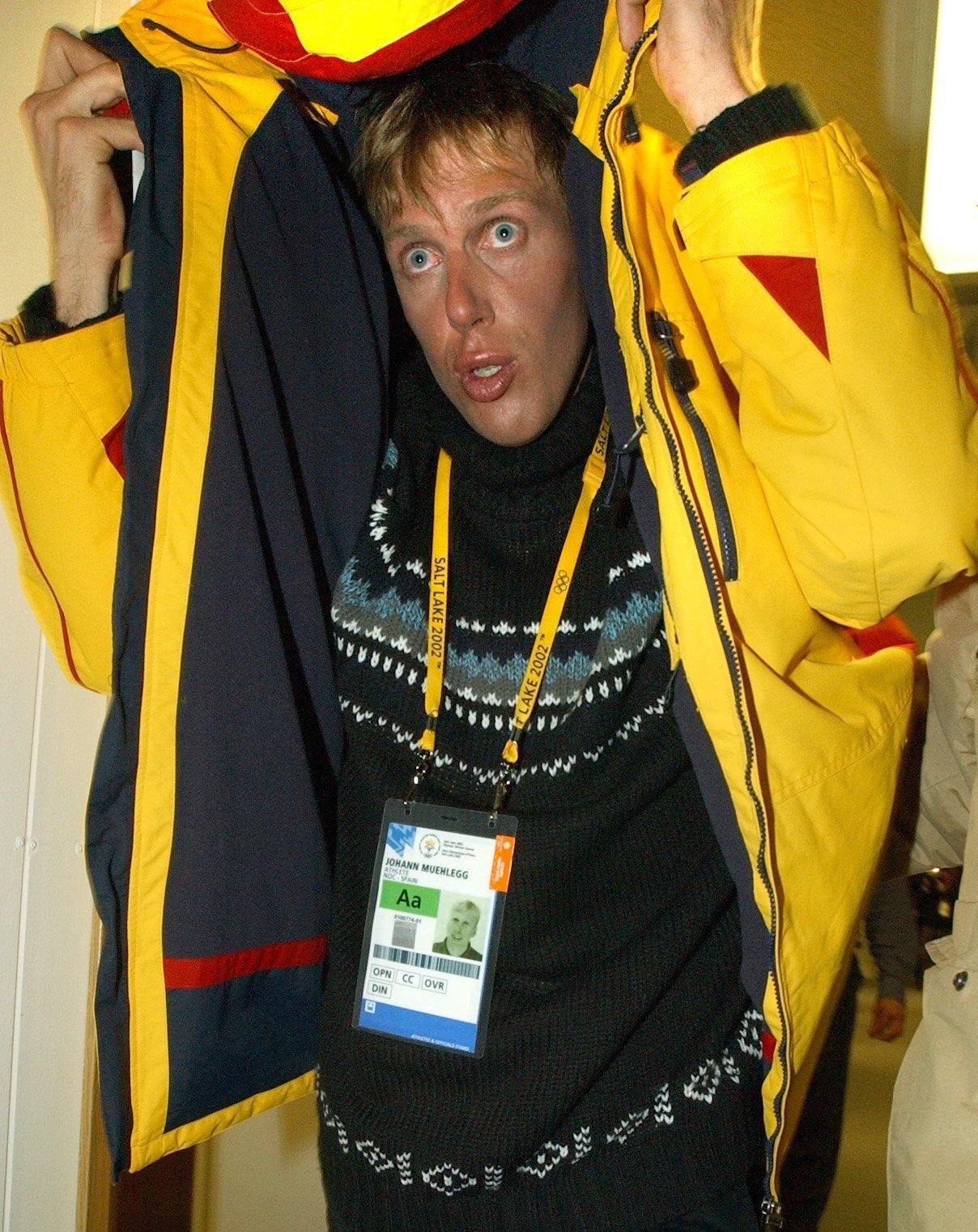 Dieses Foto von Johann Mühlegg während der Olympischen Spielen 2002 in Salt Lake City ging anschließend um die Welt.