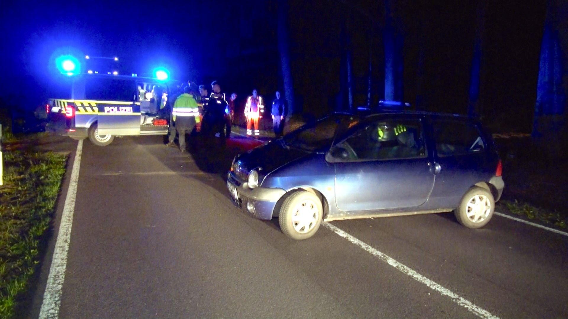 Ein Twingo-Fahrer hat sich eine Verfolgungsjagd mit der Polizei geliefert.