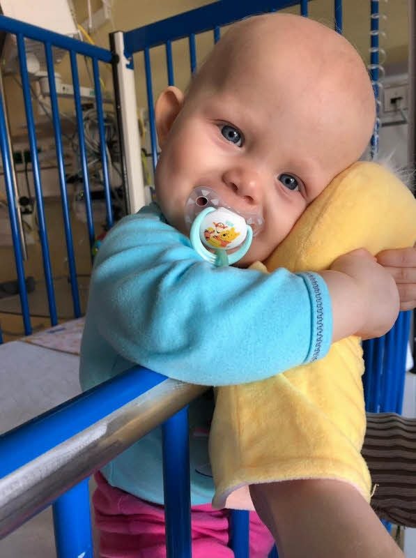 Maike wurde am 8. Mai 2018 geboren. Ein halbes Jahr später erkrankte sie an Leukämie.