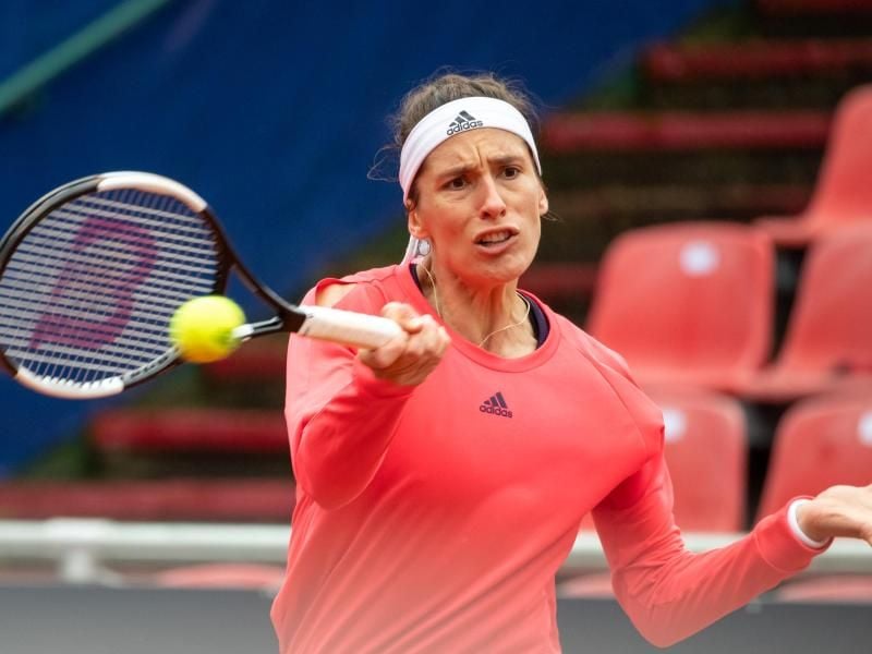 Petkovic setzte sich gegen Hsieh Su-Wei aus Taiwan in einem Kraftakt durch. Foto: Daniel Karmann