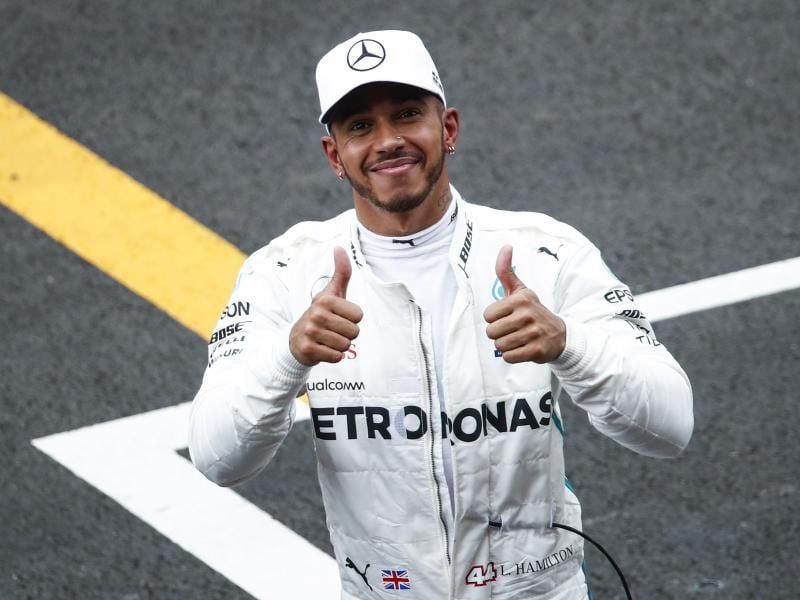 Lewis Hamilton rechnet mit einiger zeitigen Vertragsverlängerung bei Mercedes. Foto: Eric Alonso/ZUMA Wire