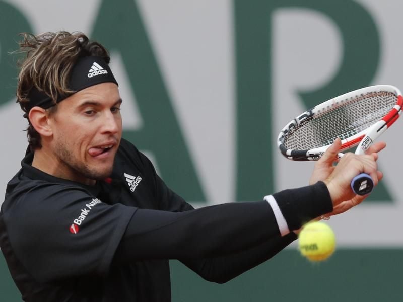 Hat bei den French Open das Halbfinale verpasst: Dominic Thiem in Aktion. Foto: Michel Euler/AP/dpa