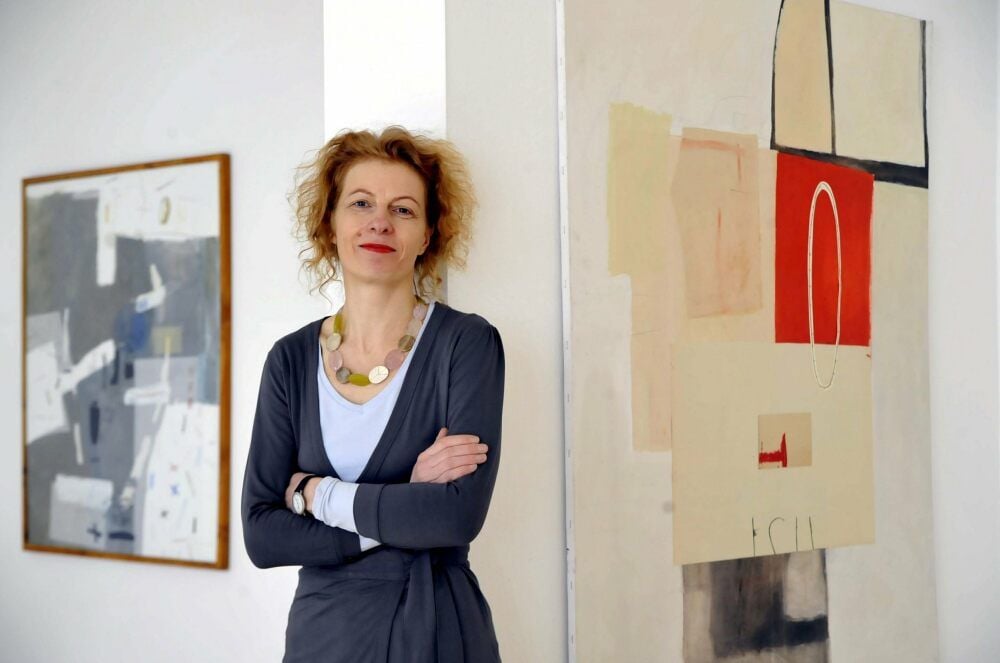 Margit Jäschke schafft Kunst für die Grablege Albrecht des Bären.
