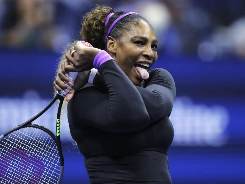 Serena Williams wendete ein Aus bei den US Open ab. Foto: Charles Krupa/AP