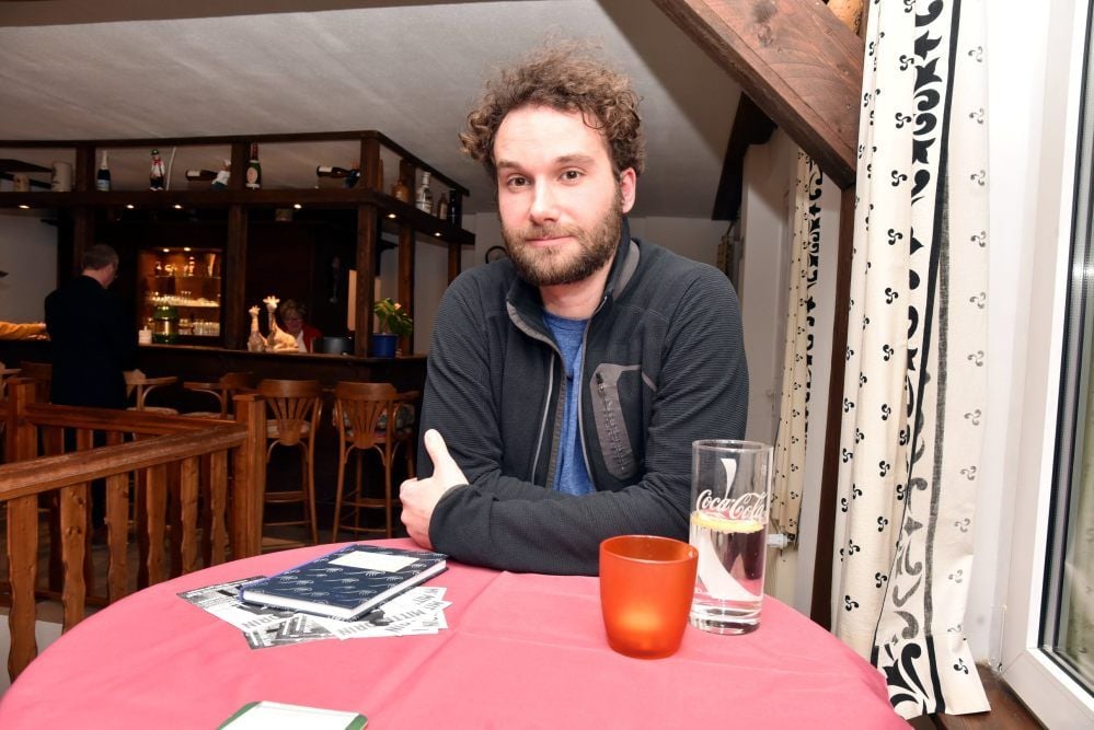 Autor Johannes Geiger bei einer Lesung in Weißenfels im März vergangenen Jahres
